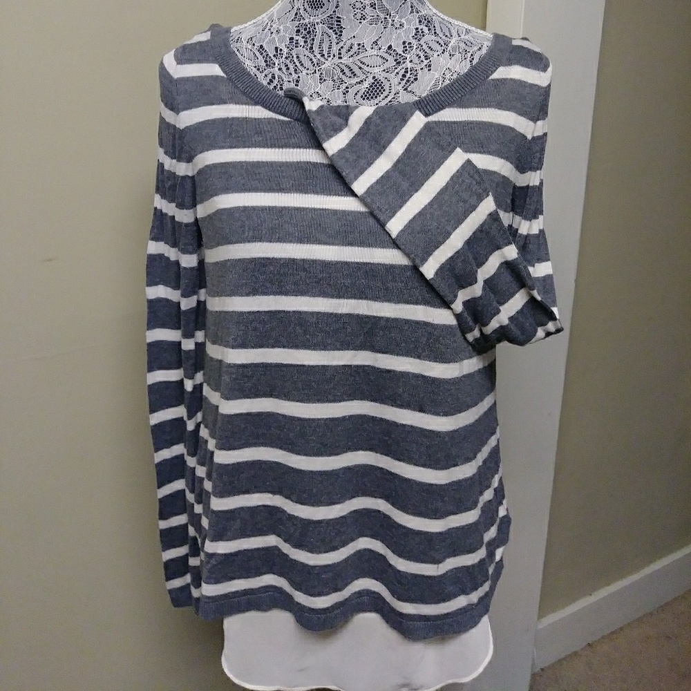 Express Layered Top with Back Slit